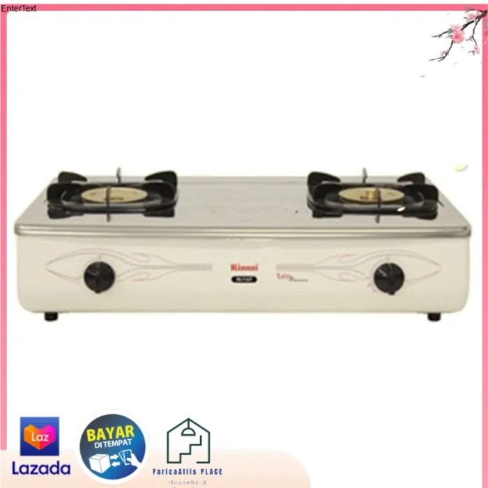 Rinnai Ri 712t Kompor Gas Grande Series 2 Tungku Putih White Lazada Indonesia