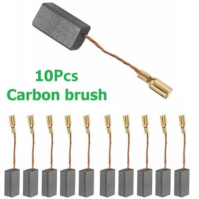10PCS Carbon Brushes For Bosch GWS6-100 Motor Angle Grinder 15mm X 8mm X 5mm Carbon Brushes Power Tool Accessories Rotary Tool Parts Accessories