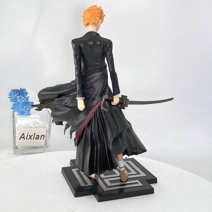 ของเล่นชุดคอสเพลย์-kurosaki-ichigo-pvc-ตุ๊กตาขยับแขนขาได้อนิเมะ-bleach-gk-ขนาด16ซม-รูปแกะสลักตุ๊กตาโมเดลสำหรับสะสม