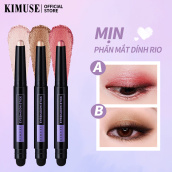 Kimuse 3PCS Set Matte Shimmer Dual Head Eyeshadow Stick Set Long Wearing