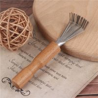 Hair Brush Comb Cleaner Tool Wooden Delicate Cleaning Removable Handle New