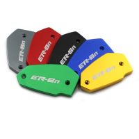 Motorcycle CNC Front Brake Fluid Reservoir Cover Cap For Kawasaki ER6N ER 6N