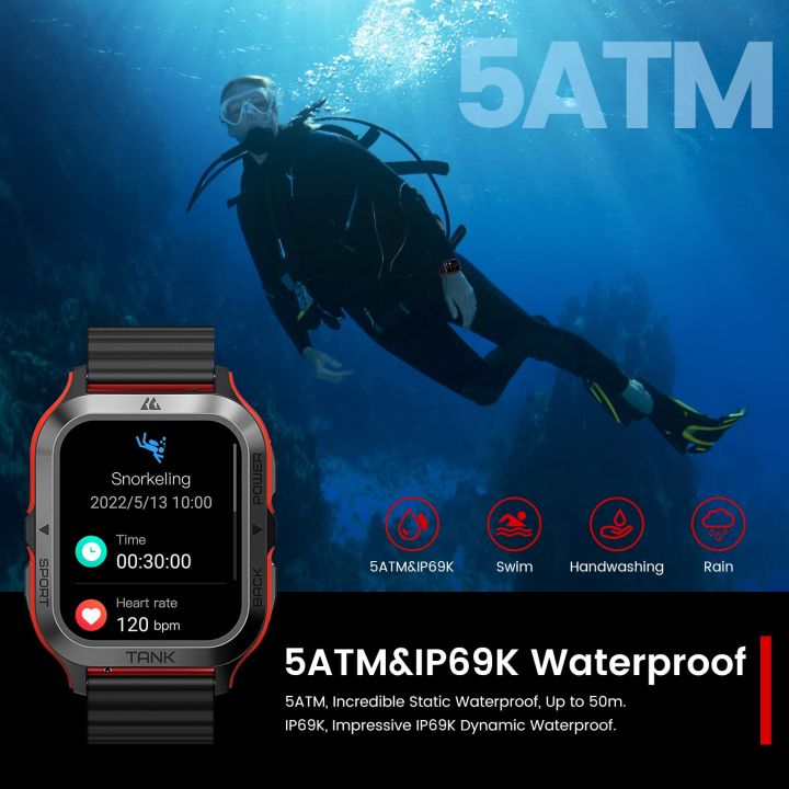 2023-original-kospet-tank-m2-5atm-ip69-100m-waterproof-smart-watch-sport-fitness-tracker-men-women-health-care-smartwatches-bluetooth-calling-24hours-sleep-monitoring