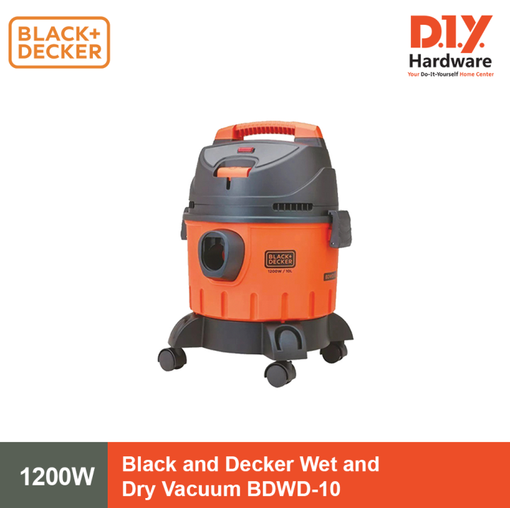 Original Black+Decker Wet & Dry Vacuum BDWD10B1 1200W Lazada PH