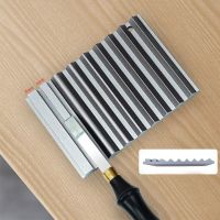 High-speed steel Multi groove polishing repair device edge trimmer Grinder Polisher handmade leather goods