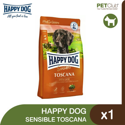 [PETClub] Happy Dog Sensible Toscana - อาหารสุนัขโตพันธุ์ใหญ่ กลูเต็นฟรี สำหรับสุนัขที่ทำหมัน 2 ขนาด [1kg. 4kg.]