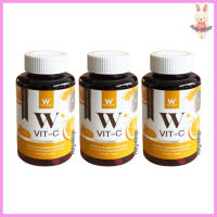 WINK WHITE W VIT-C วิงค์ไวท์ ดับเบิ้ลยู วิตซี วิตซีจากส้ม ซัทสึมะ[ บรรจุ 30 แคปซูล ] [ 3 กระปุก ]