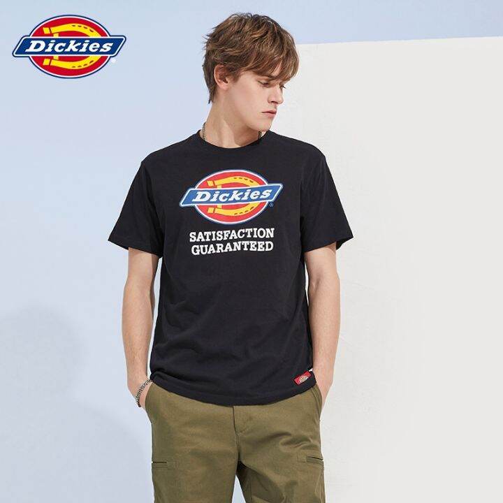 dickies-เสื้อยืดบอร์ดน้ำหนักเบารุ่นพื้นฐานแขนสั้นสำหรับผู้ชาย2023ใหม่ฤดูใบไม้ผลิและฤดูร้อนผ้าฝ้ายตัวสั้น8905