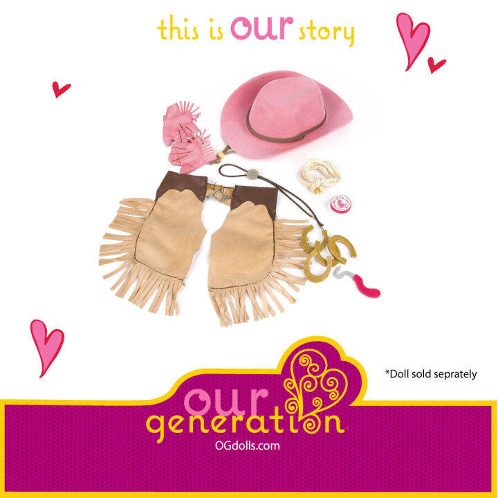 Our Generation BD37284Z Rodeo Playset & Accessories For 18" Dolls Ages 3 years & Up Lazada