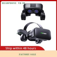 VR 3D Headphone Glasses With Handle Panoramic 360 Virtual Reality Headset Videos Games Movies Smartphone Remote Control 3D Glass