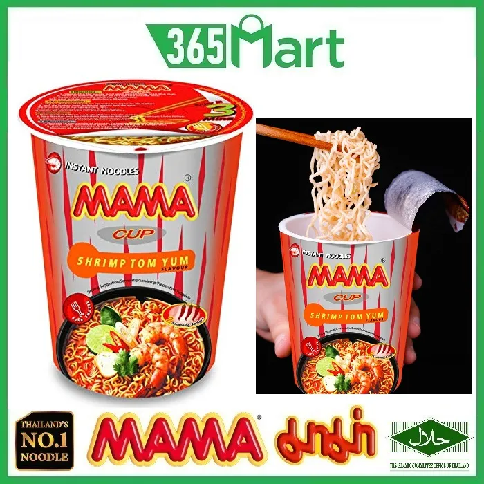 MAMA Cup Noodles - Shrimp Tom Yun CUP 70g (HALAL)