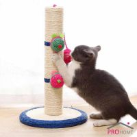 เสาฝนเล็บแมว  แบบเสาเดียว / ที่ข่วนเล็บแมว ของเล่นแมว ที่ลับเล็บแมว ที่ฝนเล็บแมว Cat climbing frame