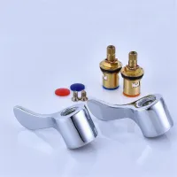 1/4 Turn Use Basin Sink Tap Faucet Handle Replacement Lever Heads Conversion Kit For Kitchen Faucet