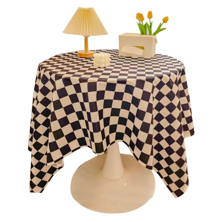 cod-ย้อนยุคหมากรุกรอบ-tablecloth-ins-ผ้าปูโต๊ะข้างเตียงโต๊ะตกแต่งผ้าปูโต๊ะผ้าปูโต๊ะโต๊ะน้ำชาเสื่อโต๊ะ-christmas-gift