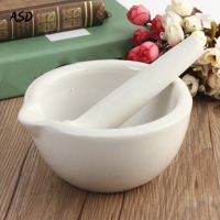 Cute Big Bowls Topping Porcelain Mortar+Pestle Mixing Grinding Bowl Tool Set