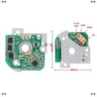 ?? บอร์ดควบคุมความเร็ว DC 7-12V แบบไร้แปรงถ่านบอร์ดควบคุมความเร็วฮาร์ดดิสก์มอเตอร์ไดร์เวอร์