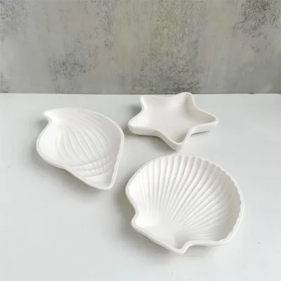 3D Star DIY Handmade Home Decor Drop Glue Tray Resin Molds Conch Shell Silicone Mold Saucer