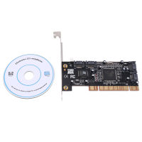 4-Port RAID Controller Card PCI Expand Card 2.0 SATA II with Sil3114 Chip PCI Sata Internal Ports Raid Controller Card Replacement Spare Parts