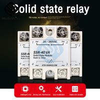 ❁ SSR-25DA SSR-40DA SSR-40AA SSR-40DD SSR 10A 25A 40A 60A 80A 100A DD DA AA Solid State Relay Module for PID Temperature Controlle