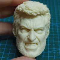 Unpainted 16 Scale Angry Jackman Head Sculpt สำหรับ12นิ้ว Action Figure ตุ๊กตาภาพวาดการออกกำลังกาย No.022