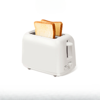 เครื่องปิ้งขนมปัง สำหรับใช้ในครัวเรือน เครื่องทำอาหารเช้าแบบมัลติฟังก์ชั่น2ชิ้น เครื่องปิ้งขนมปังขนาดเล็ก