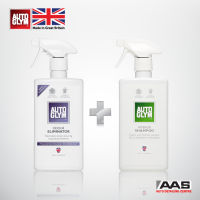 Autoglym Odour Eliminator 500 ml. สเปรย์ปรับอากาศ,ดับกลิ่น,ผสมหัวน้ำหอม + Interior Shampoo 500 ml. น้ำยาทำความสะอาดภายในรถยนต์