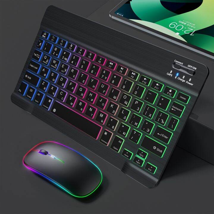 Papan Kekunci Tanpa Wayar dan Tetikus Boleh Dicas Semula Papan Kekunci