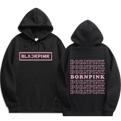 Korean Style Born Pink Fashion Sweatshirts Printed Oversized Casual Gothic Streetwear Gift Hooded Tops Hoodies Size XS-4XL