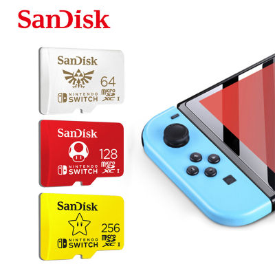 SanDisk 256GB MicroSD Card Mario Theme 128G High Speed 64gb TF Card Memory Card For Nintendo Switch cartao de memoria