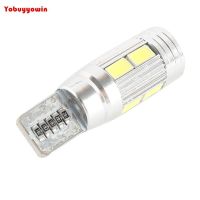 4ชิ้น T10 501 158 5630 W5w Led 10 Smd Canbus ข้อผิดพลาดสีขาวรถยนต์ไฟฟ้าสูงหลอดไฟด้านข้างรถยนต์12V 6500K