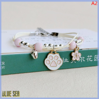 Bluesea สร้อยข้อมือการ์ตูนกระต่ายแบบเรียบง่ายและน่ารักใหม่สำหรับนักเรียนหญิงของขวัญที่ดีที่สุดสำหรับเพื่อนเครื่องประดับสุดๆ