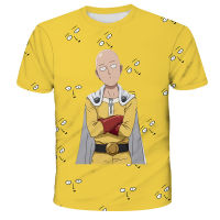 One Punch Man Anime Tshirt Short Sleeve Top Unisex Cosplay SAITAMA Tee for Kid Adult Fashion 3D Shirt Casual Plus Size