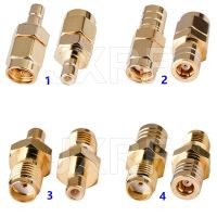 JX Connector 2PCS SMA to SMB RF adapter SMA male to SMB female SMA female to SMB male RF Coax Coaxial Adapter