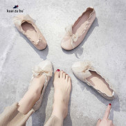 kuai zu bu Free Shipping Miễn phí vận chuyển Single shoes women s new round