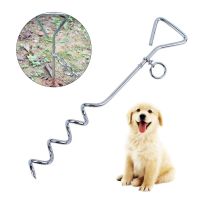 Heavy Duty Dog Puppy Tie Out Stake Pet Leash Anchor Stake for Outdoors Yard Camping?พร้อมส่ง❈DOMLY ไทล์เพิล ไพล์สัตว์เลี้ยงสำหรับตั้งแคมป์กลางแจ้ง