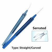 Serrated Forceps Ophthalmic Capsulorhexis Forceps Intraocular Eye Surgical Instrument Capsulorhexis เลนส์กรรไกรจับขากรรไกร