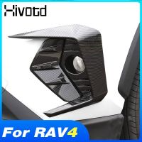 For Toyota Rav4 2021 2022 Essories Car Front Fog Lamp Frame Cover Auto Exterior Decoration Light Strip ABS Car Parts Styling