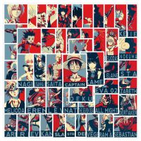 พร้อมส่ง!ลายการ์ตูนอะนิเมะ ดาบพิฆาตอสูร demonslayer onepiece NARUTO hunter myheroacademia jujutsu kaisen 50แผ่น sticker