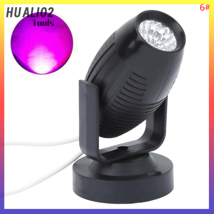 huali02โคมไฟ-led-1pc-rgb-สำหรับงานเลี้ยงสังสรรค์360องศาโคมไฟไฟสปอตบรรยากาศงานแต่งงาน