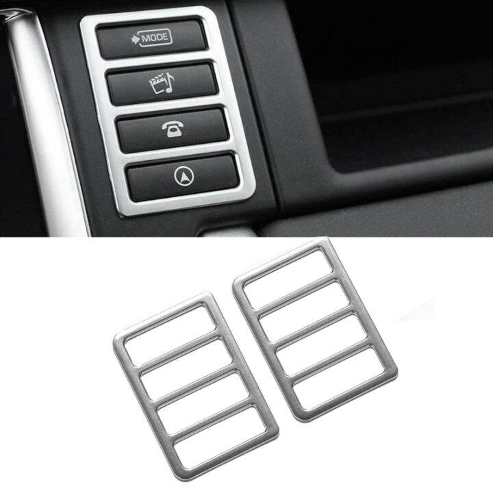 1-pair-car-consoles-multimedia-button-frame-trim-cover-dashboards-decoration-plastic-for-land-rover-discovery-sport-2015-2019