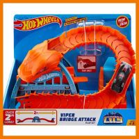 สินค้าขายดี!!! ของเล่น ชุดเซตราง รถแข่ง ฮอต เวล Hot Wheels Viper Bridge Attack Play Set วิว วิล ของแท้ ของเล่น โมเดล โมเดลรถ ของเล่น ของขวัญ ของสะสม รถ หุ่นยนต์ ตุ๊กตา โมเดลนักฟุตบอล ฟิกเกอร์ Model