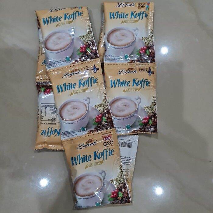 (Renceng) Kopi Bubuk Luwak White Coffee Sachet Original Renteng Lazada Indonesia