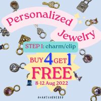 ?ซื้อ 4 แถม 1 ? step 1️⃣  ? Personalized jewelry - select charm ราคาต่อชิ้น