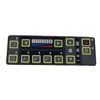 Excavator Air Conditioning Control Switch Sticker Air Conditioning Control Panel for Hyundai R110-7/R225-7/215-7/R250-7/200-7 11N6-90031