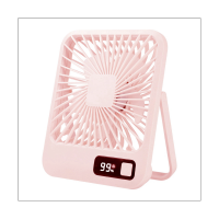 Digital Desktop Convenient Home Student Dormitory Office Mute Portable Multifunctional Charging Mini Fan