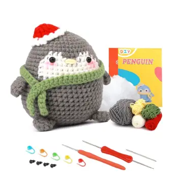 Beginner Crochet Kit, Crochet Kits for Kids and Adults, 3PCS Crochet Animal