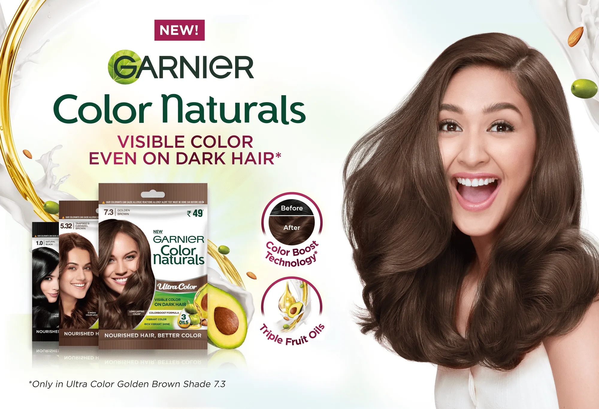 Garnier Color Naturals Set of 3 ( Golden Brown) – Haircolor | Lazada PH
