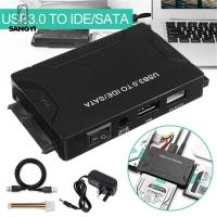 Sata 3สาย USB ฮาร์ดไดรฟ์เสริมอเนกประสงค์3.0 USB ไปยัง IDE และ SATA สำหรับ PC อะแดปเตอร์ฮาร์ดไดรฟ์แล็ปท็อปอะแดปเตอร์ IDE SATA ตัวแปลงฮาร์ดดิสก์ SSD ตัวแปลงสัญญาณsata