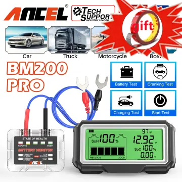 ANCEL BM200 Bluetooth Battery Health Monitor 12V Batetry Charging Cranking  Test