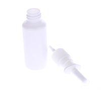 Empty Plastic New White Bottle Pump Spray